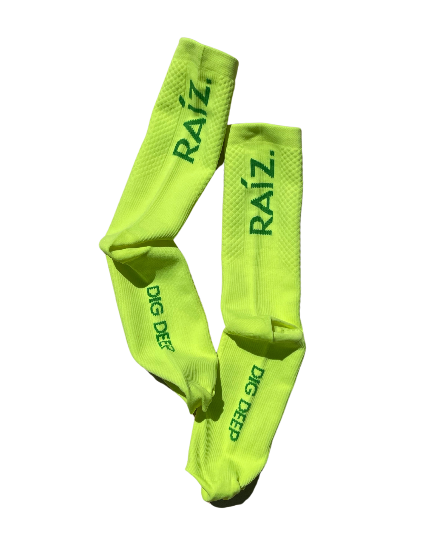 Raíz Tempo Fluoro/Green Sock