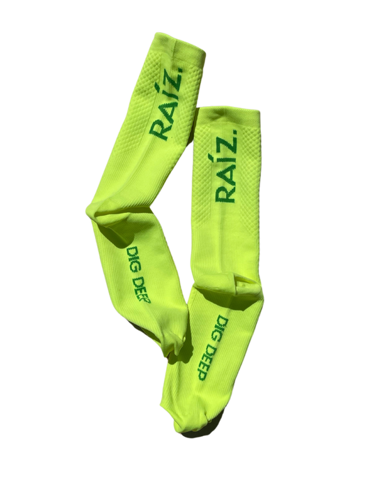 Raíz Tempo Fluoro/Green Sock