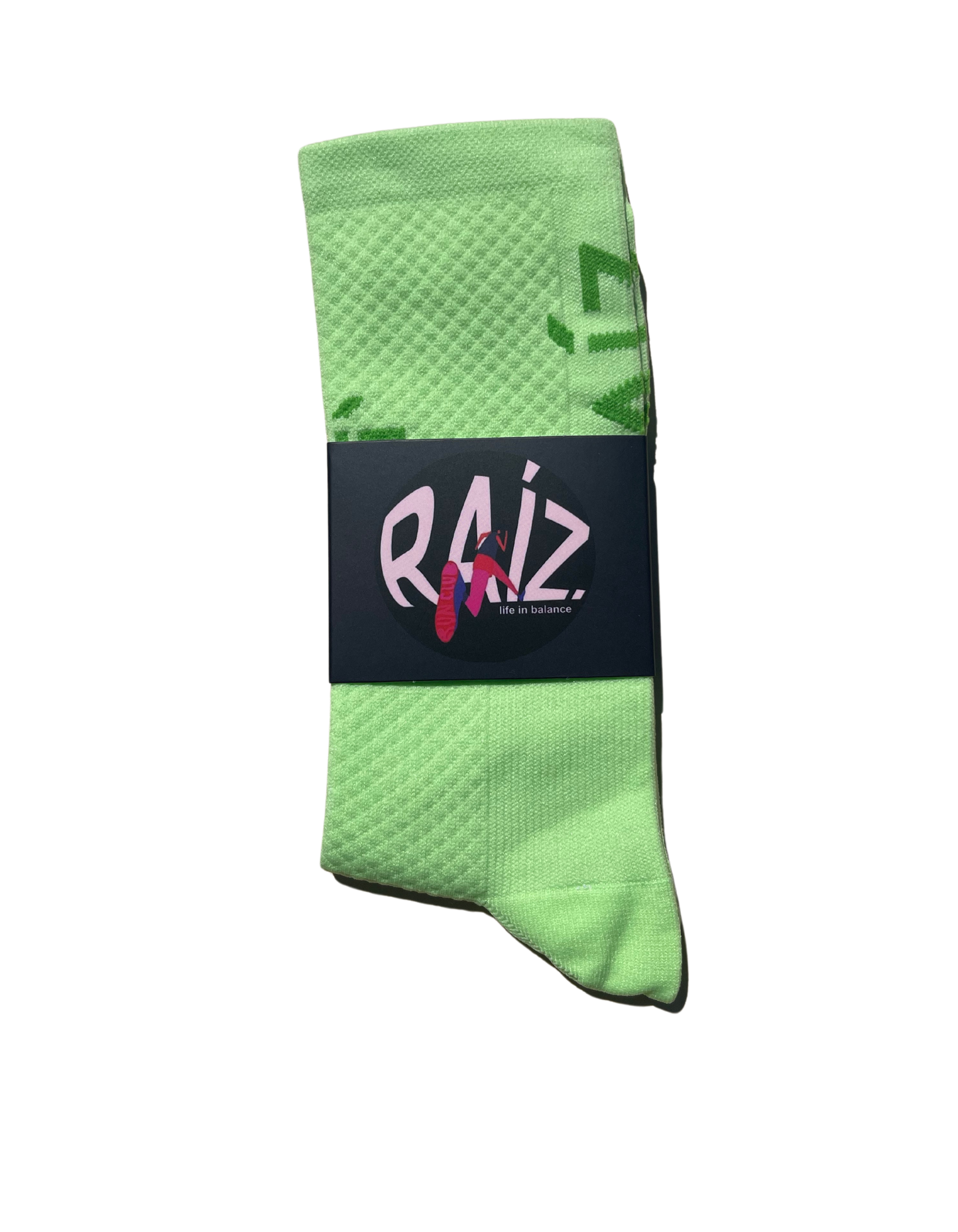 Raíz Tempo Citron/Green Sock