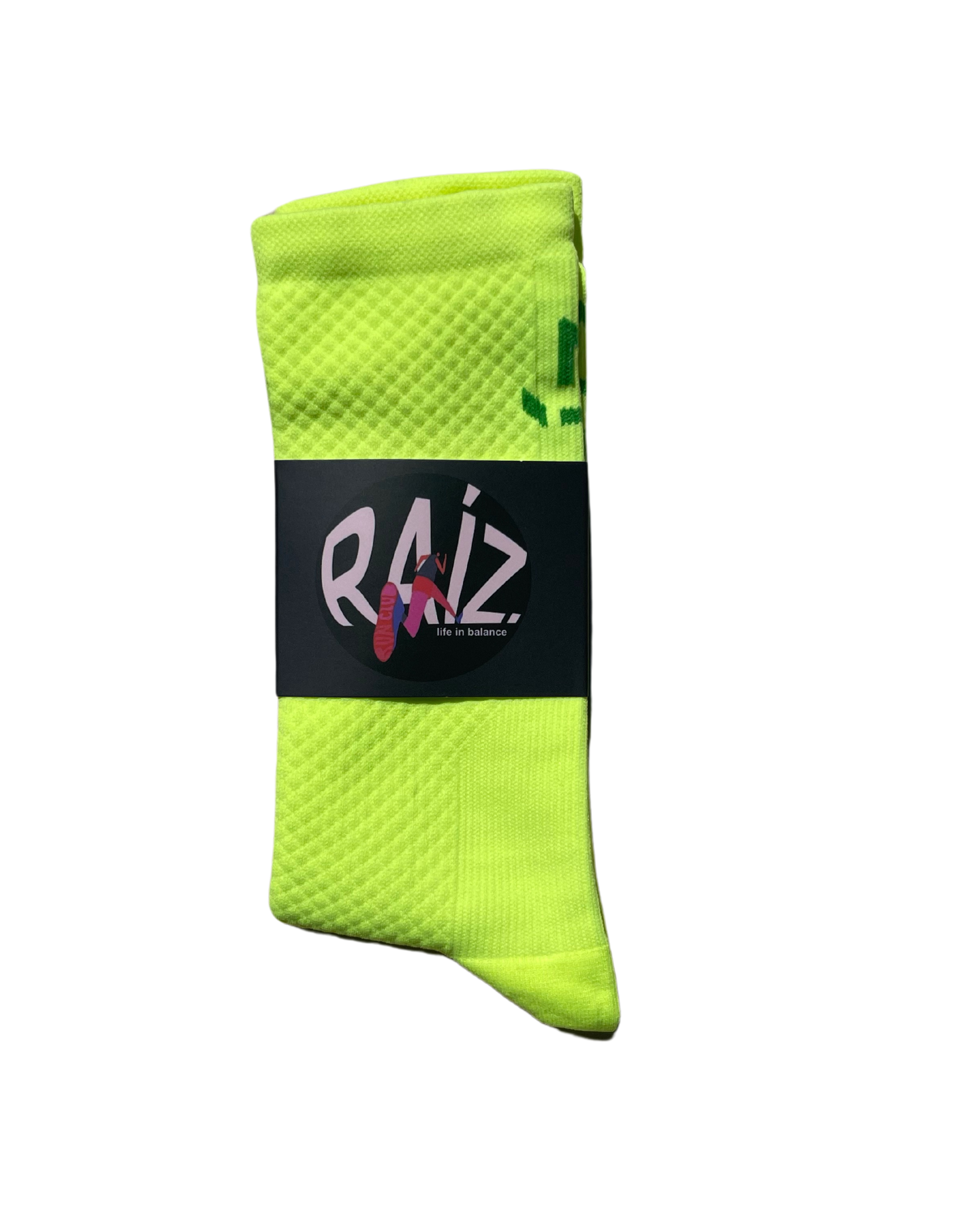 Raíz Tempo Fluoro/Green Sock